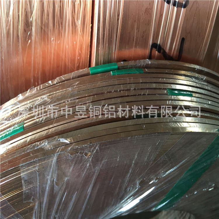 紫铜扁线厂家 1*3mm紫铜扁线 c1100导电线圈 半圆线加工 铜方线