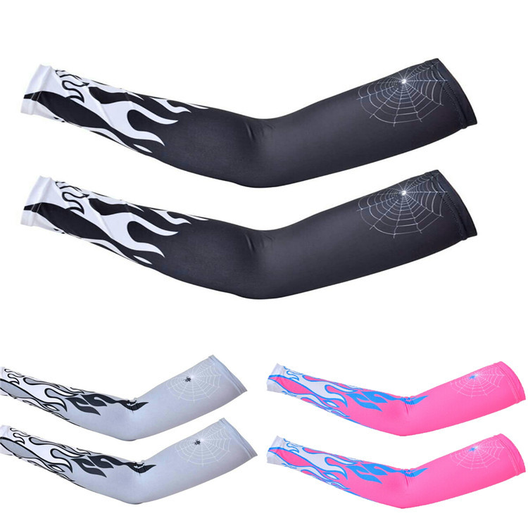 Ice Silk Milk Silk Sun Protection Sleeves for Sports, Outdoor Cycling, Men's Driving Sun Protection Sleeves