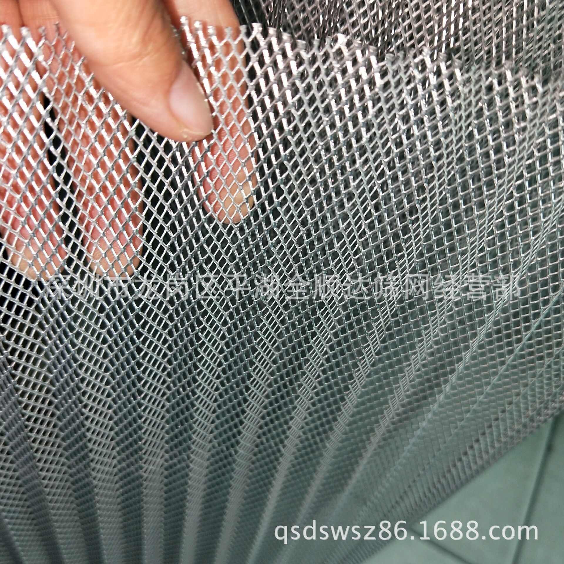 供应铝波网 波浪网 铝质 不锈钢的都有现货取样华南城M11栋127