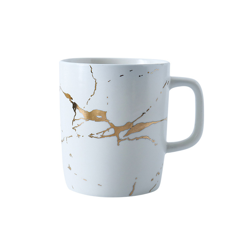 Мрамор золотистого белого одиночной чашки