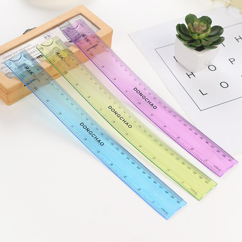 Ruler DC-1330 plastic 30cm soft ruler, flexible, bendable and not easy to break, wear-resistant and anti-static ruler