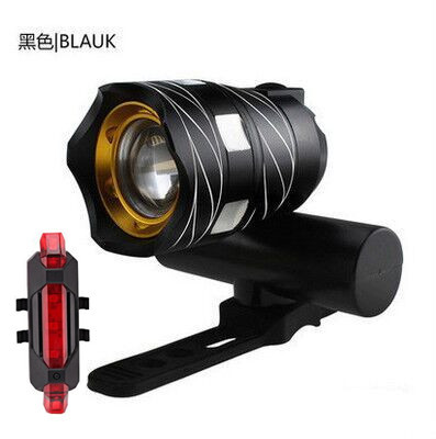 Faro de la bicicleta T6 noche montar fuerte luz linterna bicicleta de montaña USB recargable faro tiro largo accesorios para bicicletas