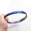 Flow Rings TOYS Magic fluid bracelet 304 stainless steel pattern deformation decompression toys spot supply