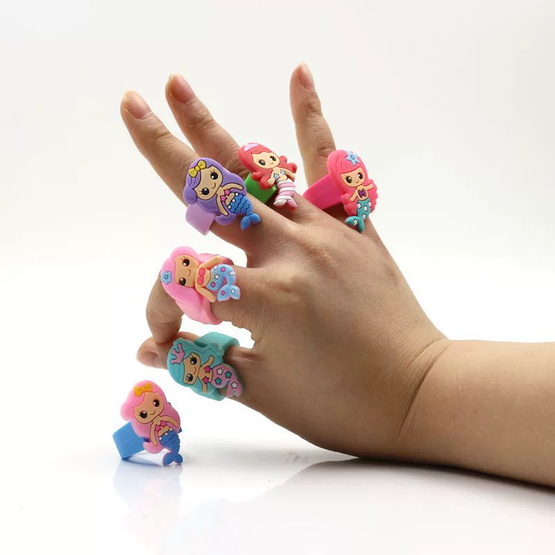(Cross-border trading), children's silicone ring PVC, Amazon, Birthday gift