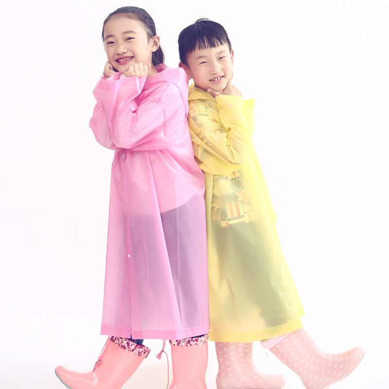 Children's fashionable raincoat, increased thickness