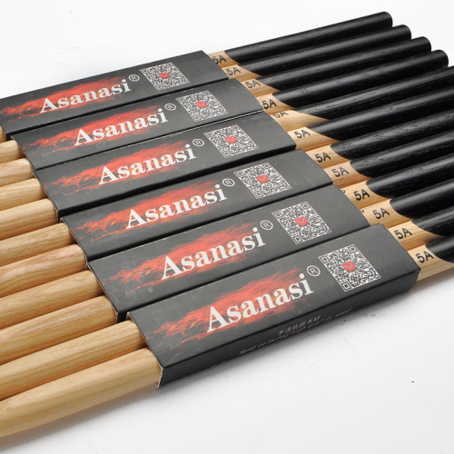 Factory direct sales drum sticks drum drum hammers 5A7A hickory walnut practice teaching solid wood drum sticks