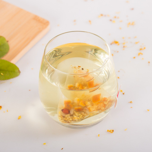 10-year-old factory 50 bags of Poria cocos and jujube kernel tea for health good night triangle tea bag Chinese medicinal material lily and jujube kernel tea