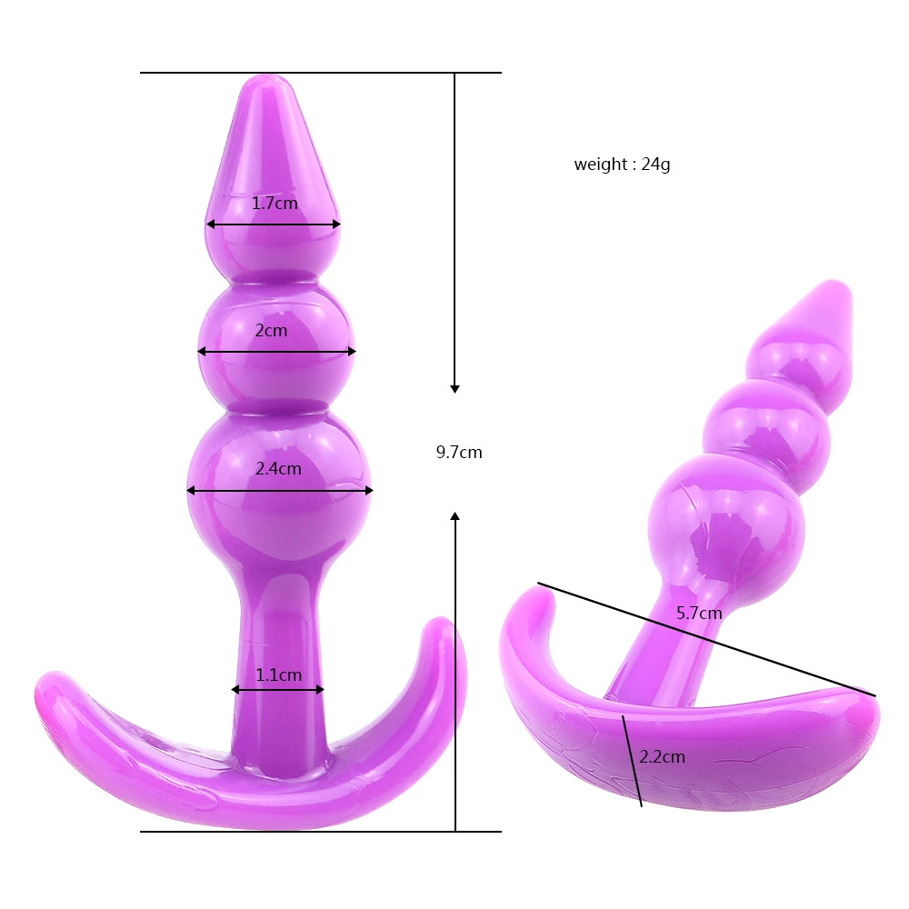 Мужчины и женщины задний двор Санлянские бусины анальная инфраструктура зонд анальный силикон наш общий комплект