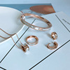 Jewelry, necklace stainless steel, fashionable bracelet, wedding ring, simple and elegant design, wholesale