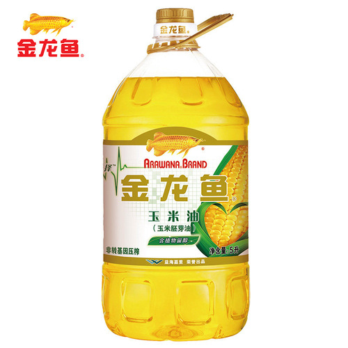 Arowana corn oil 5L barrel physically pressed edible oil large barrel vegetable oil household grain and oil