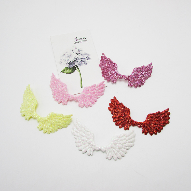 Nuevos accesorios de joyería para niños oro rosa alas tocado horquilla caja de regalo arreglo floral accesorios de joyería fábrica al por mayor