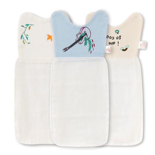 Baby sweat-absorbent towel baby pure cotton sweat towel 0-1-3 cotton 4-6 year old children's pad sling for kindergarten and older children