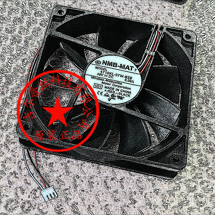 原装正品 NMB 4710KL-07W-B29 48V 0.09A 120*120*25MM 散热风扇