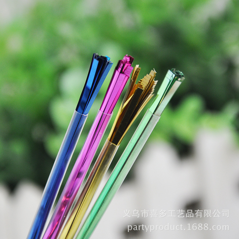 Desechable colorido creativo palo de cigarrillo palo de fruta tenedor pastel palo plato de fruta decoración palo Hotel KTV bar palo de vino