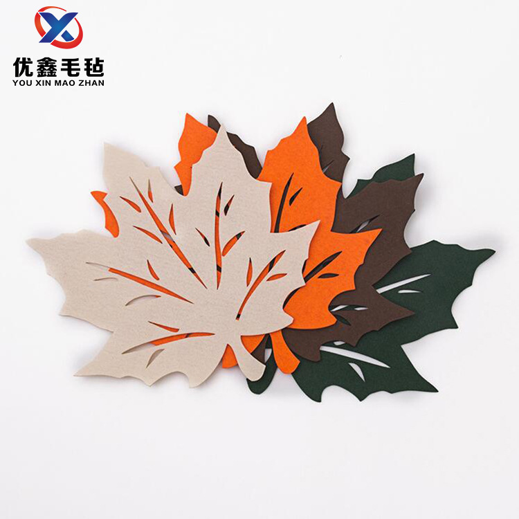 厂家直销批发秋季枫叶杯垫可制定LOGO