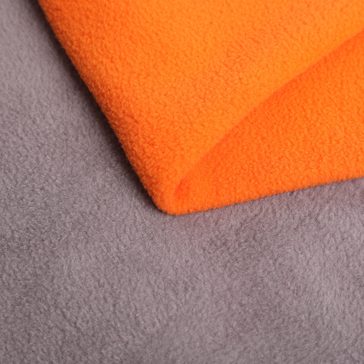 摇粒绒毯子布料现货 纯色双面摇粒绒面料 毛毯服装针织绒布批发