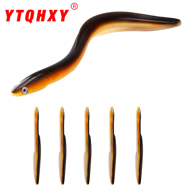 Aliexpress Hot-Selling Lure Bait Electric Eel Soft Bait Eel Imitation Bait Yellow Eel Artificial Bait Silicone Fishing Gear Product Aliexpress Hot-Selling Lure Bait Electric Eel Soft Bait Eel Imitation Bait Yellow Eel Artificial Bait Silicone Fishing Gear Product