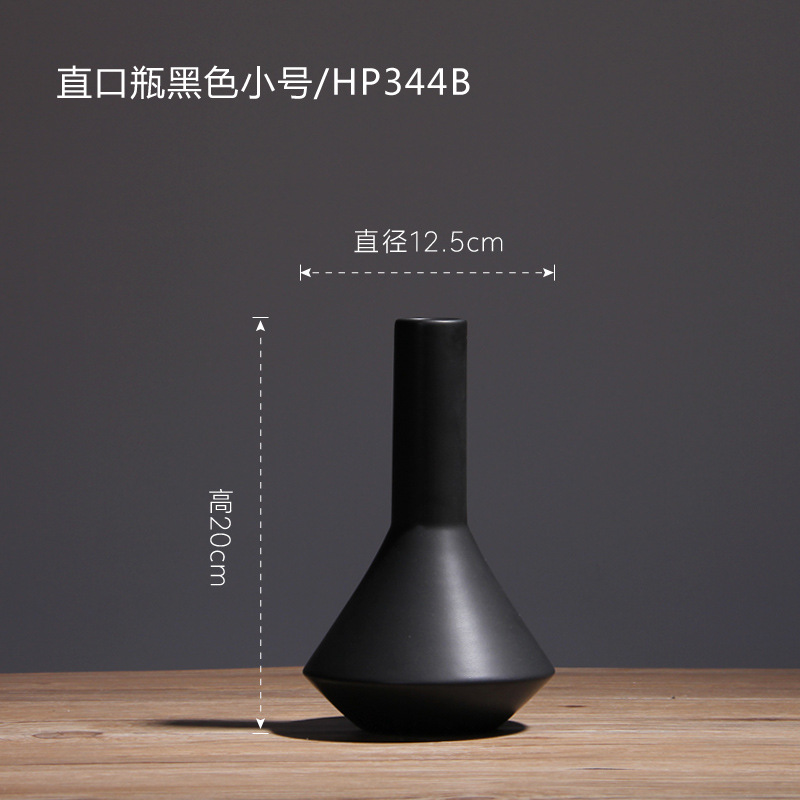 Nórdico simple hogar decoración cerámica florero TV gabinete decoración modelo habitación decoración Chaozhou fábrica al por mayor