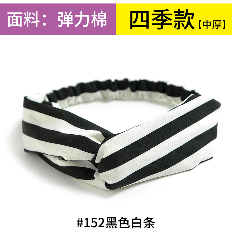 #152 Black and white strip