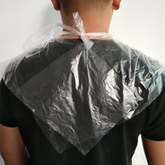 一次性披肩 理髮店染髮工具美發用品焗油成人圍脖塑料一次性圍布