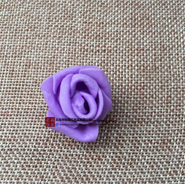 En stock simulación PE espuma Rosa cabeza mini 2. 6cm curling espuma Rosa flor falsa caja de dulces Accesorios