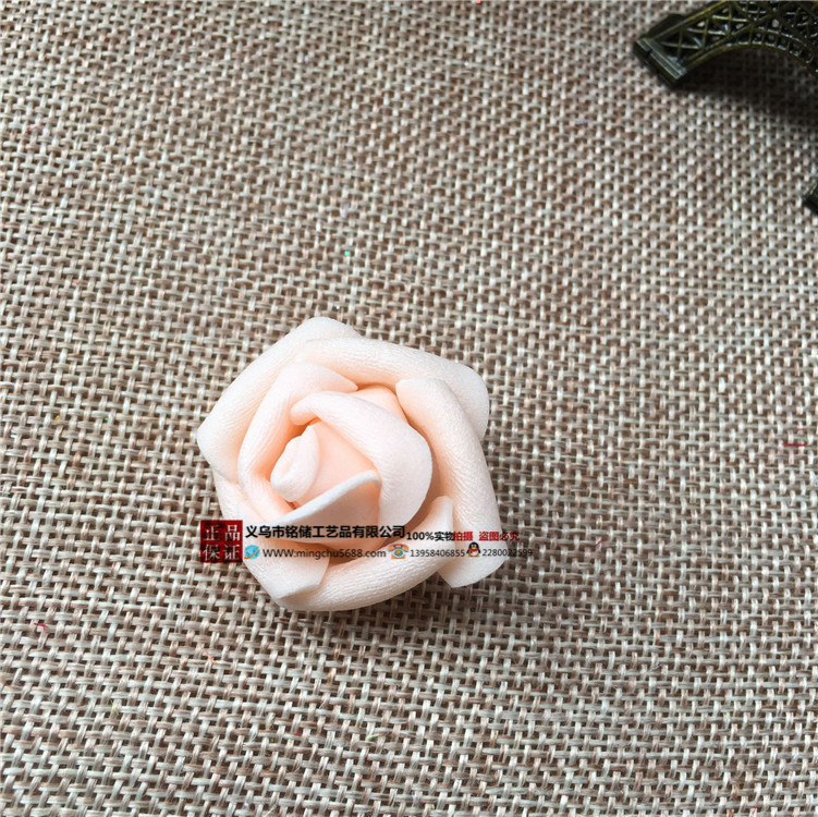 En stock simulación PE espuma Rosa cabeza mini 2. 6cm curling espuma Rosa flor falsa caja de dulces Accesorios