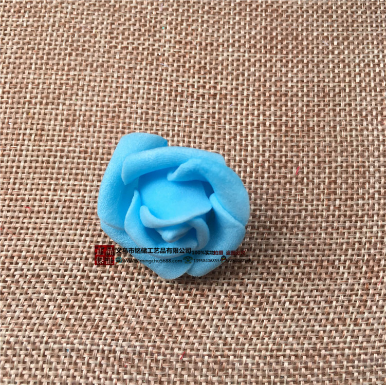 En stock simulación PE espuma Rosa cabeza mini 2. 6cm curling espuma Rosa flor falsa caja de dulces Accesorios