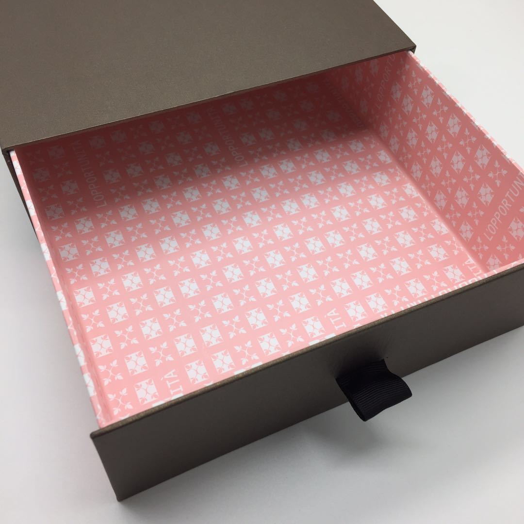 源头厂家抽拉盒定制服装鞋盒礼品包装纸盒带抽绳抽屉彩盒印刷logo