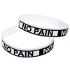 No Pain No Gain Silicone Bracelet NEVER GIVE UP Inspirational Bracelet Accessories Sports wristband