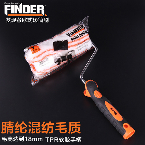 Decoration Tools Latex Paint Paint Roller Brush Acrylic Height 18mm Glue Brush 7/10 Inch Paint Brush Wholesale