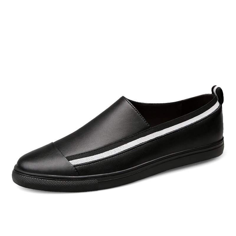Chaussures pour hommes Été Nouvelles chaussures en cuir de vache pour hommes Chaussures décontractées à la mode coréenne Chaussures grande taille_voghion.com