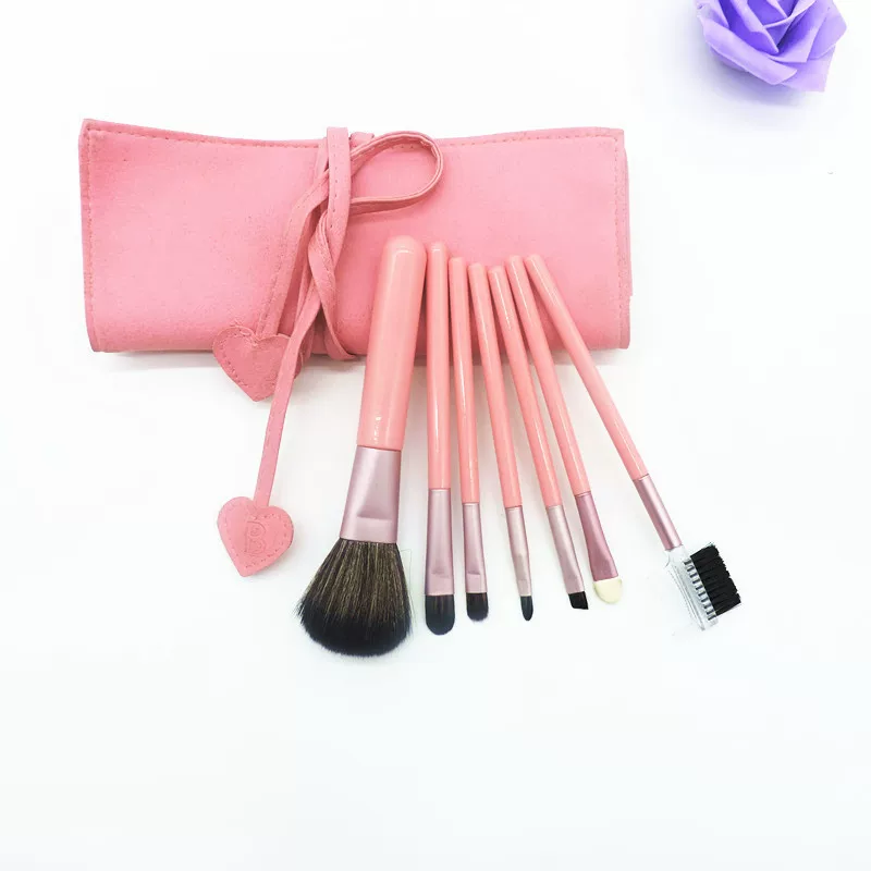 Multicoloured handheld brush, simple and elegant design, 7 pieces, full set, 7 pieces