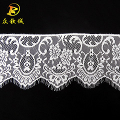 14cm單邊波浪時裝蕾絲面料 福建工廠波浪花邊半身裙輔料來圖女裝