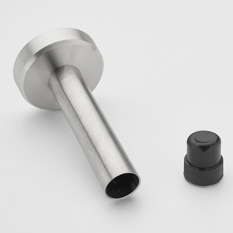 Tope de puerta silencioso con goma anticolisión extendida para puertas de baño, tope de puerta de vidrio, sujeción de puerta, bloqueador de puerta.