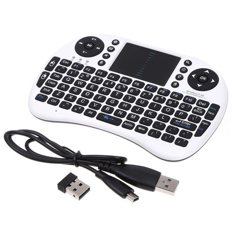 Mini Wireless Keyboard (Spot i8) Air Mouse with Touchpad, Battery-Powered, Compact 101 g