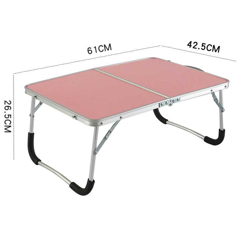 Mesa plegable de aleación de aluminio para cama, escritorio para computadora, comedor posparto, juegos infantiles, multifuncional, fácil almacenamiento, dormitorio para estudiantes