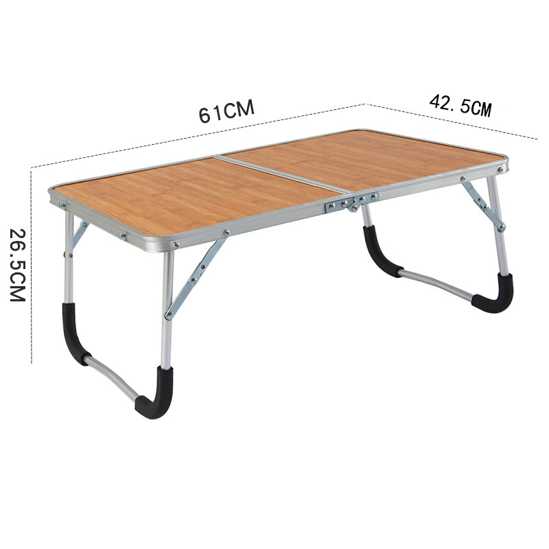 Mesa plegable de aleación de aluminio para cama, escritorio para computadora, comedor posparto, juegos infantiles, multifuncional, fácil almacenamiento, dormitorio para estudiantes