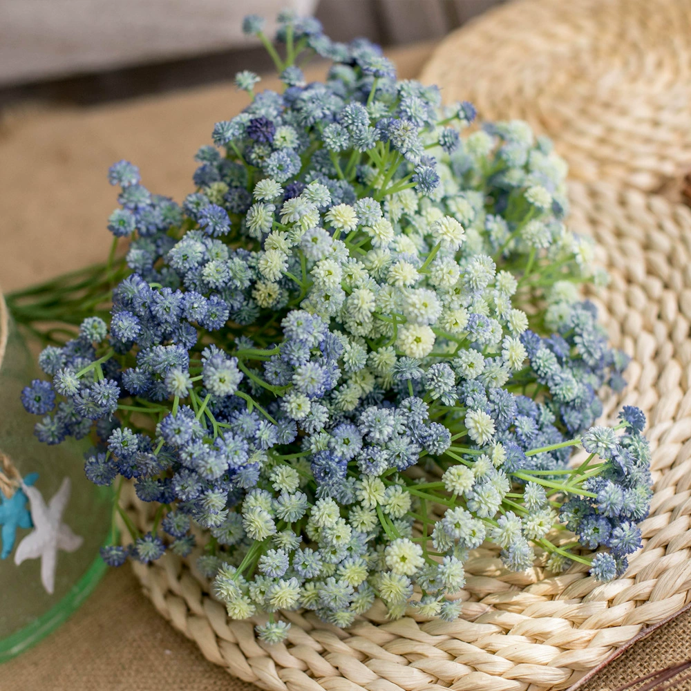 ПУ мягкая резиновая текстура, небольшой свежий заводской Baby's Breath, оптом искусственные цветы, пластиковые цветы для дома, свадьба