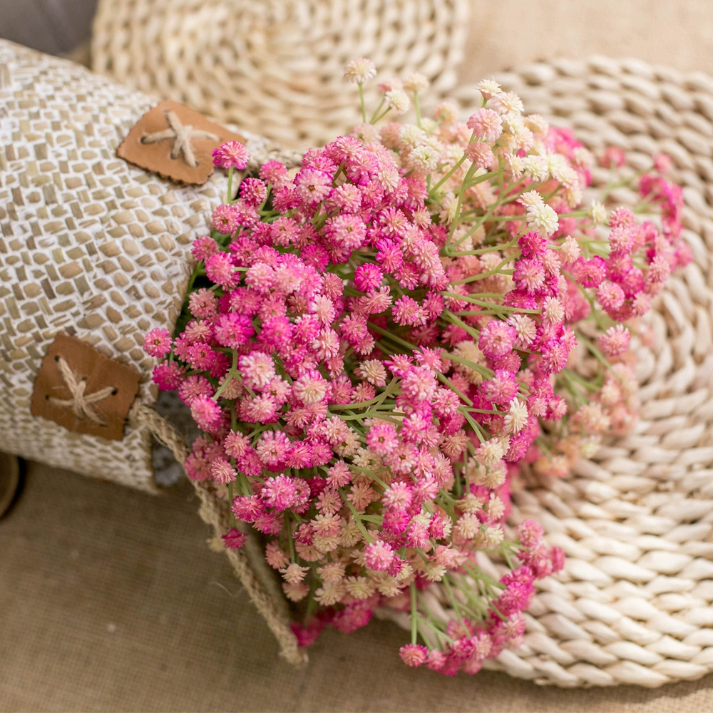 ПУ мягкая резиновая текстура, небольшой свежий заводской Baby's Breath, оптом искусственные цветы, пластиковые цветы для дома, свадьба