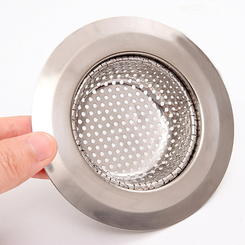 Stainless steel sink strainer, kitchen utensil, pool drain trap for kitchen sink, bathroom hair strainer, creative accessories