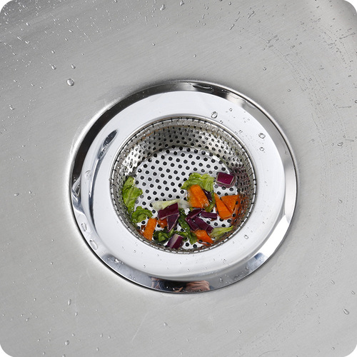 Stainless steel sink strainer, kitchen utensil, pool drain trap for kitchen sink, bathroom hair strainer, creative accessories