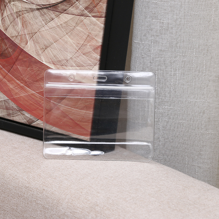 厂家直供PVC透明珠宝自封袋子展销证件卡套标签袋挂胸牌EVA自封袋