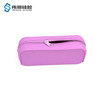 Silica gel rectangular pencil case, stationery, capacious organizer bag