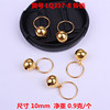 Metal small bell with accessories, hair accessory, pendant, with snowflakes, suitable for import