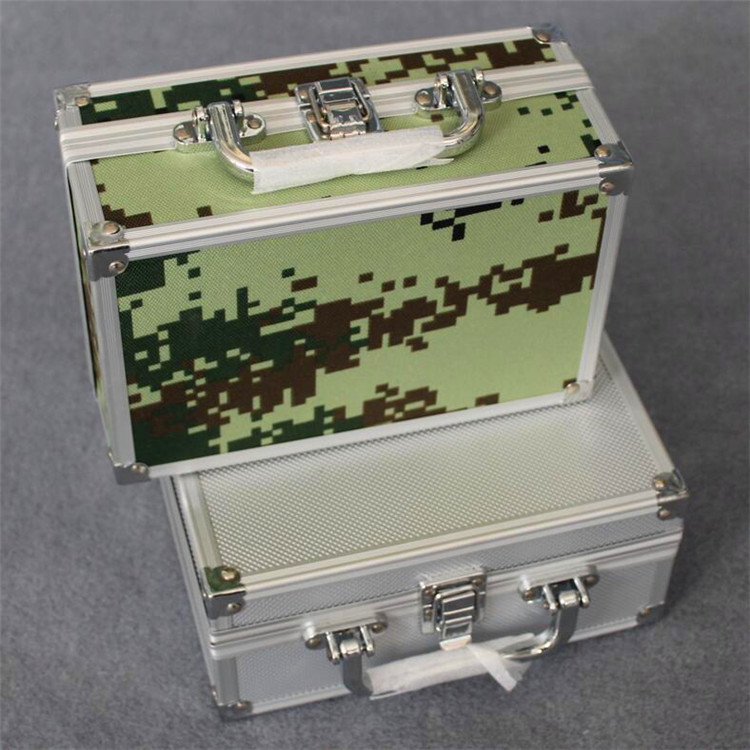 出售手提照明灯包装铝合金箱 内置仪器eva内衬 led手电筒铝箱