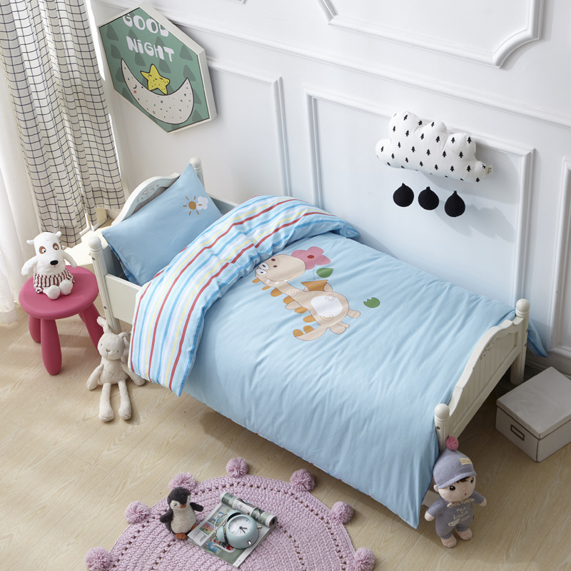 Bedruckte Winterdecke, Kinderbettwäsche-Set, Direktversand für Kindergartenkinder_voghion.com