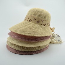 女士夏季太阳帽大沿大檐妈妈婆婆中老年人遮阳帽防晒旅游帽子