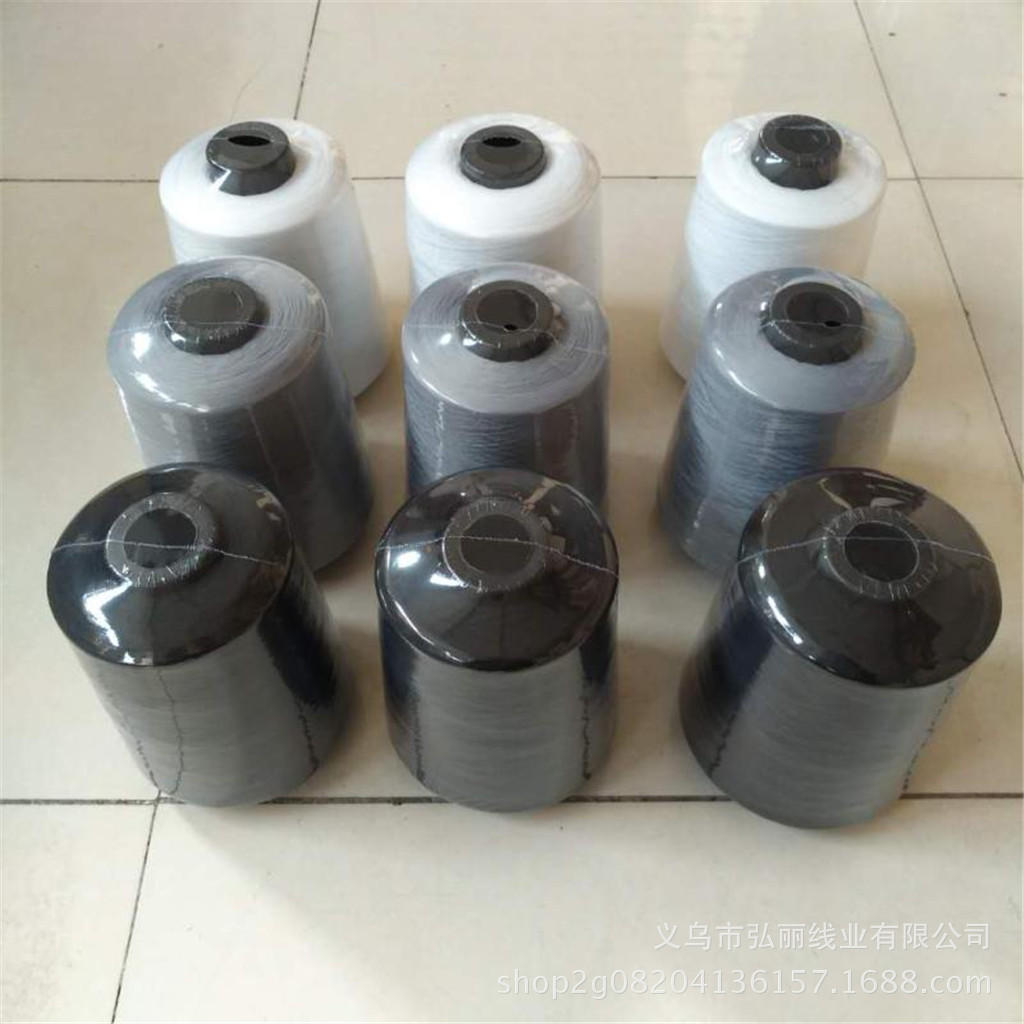 源头厂家直销优质锁边线150D/1 48F无网涤纶低弹丝拷边线500克