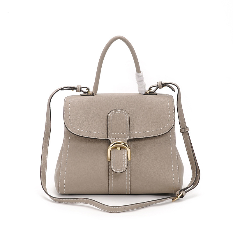 Kelly Bag 2026 New Model for Women, Versatile and Stylish, Korean Version, Unique and Fashionable Handbag, Hong Kong Style Crossbody, Retro Same Style Bag