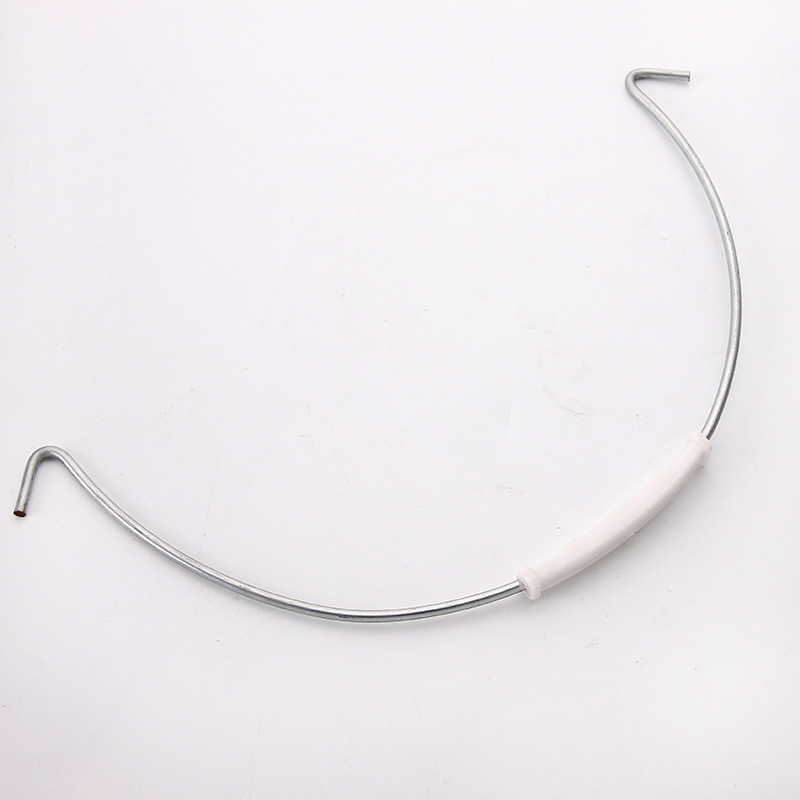 厂家直供水桶铁提手铁丝配件水桶勾桶钩泥桶提手不锈钢把手吊钩